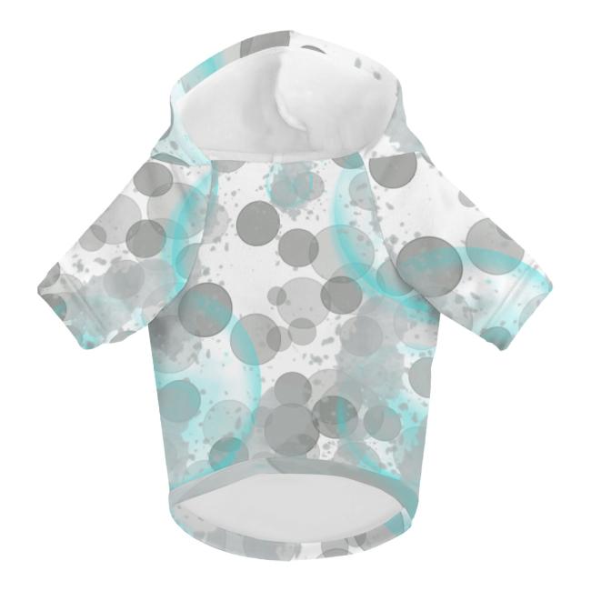 Preview: Hunde-Hoodie, Hundemotiv Elli– bunte Popart, gemütlich, waschbar, Polyster